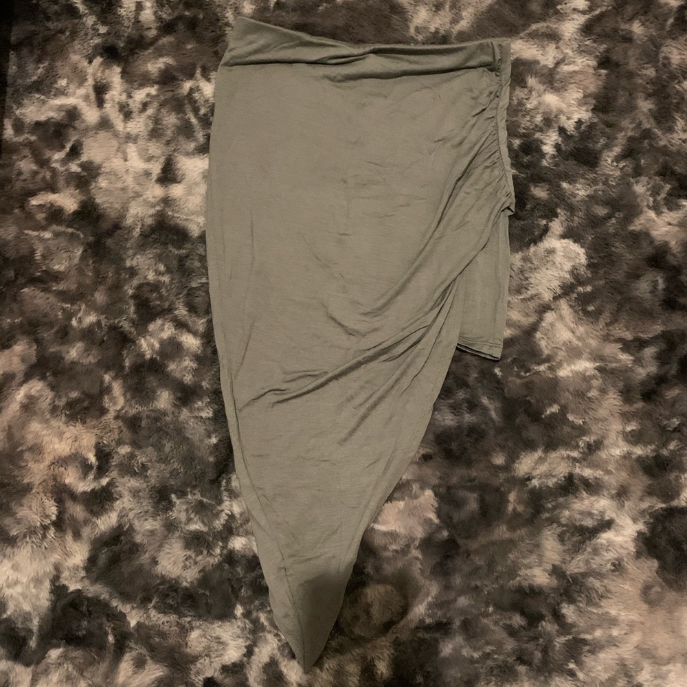 Green skirt